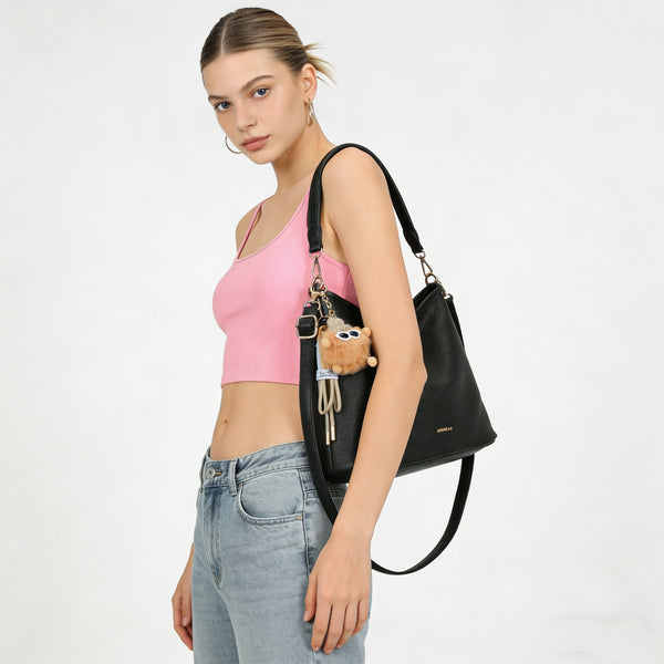 Torebka damska Hobo 2w1 - na ramię i przez ramię XS6221P
