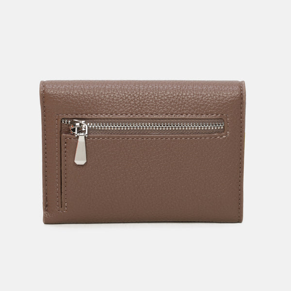 UNIBELLA PortfelSF5358P Coffee widok z tyłu(Pudełko upominkowe)