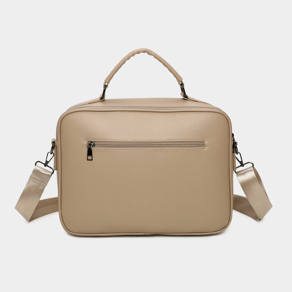 Torby na laptopa WX2401P khaki widok z tyłu